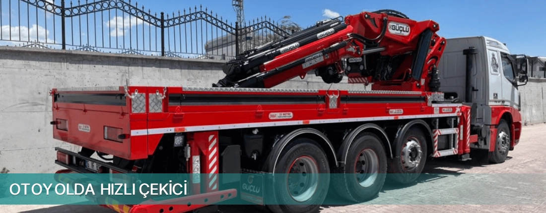 Konak İlçemi Otoyolda Hızlı Çekici